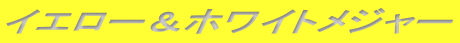 イエロー&ホワイトメジャー